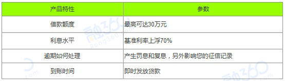 浦发银行——浦银点贷